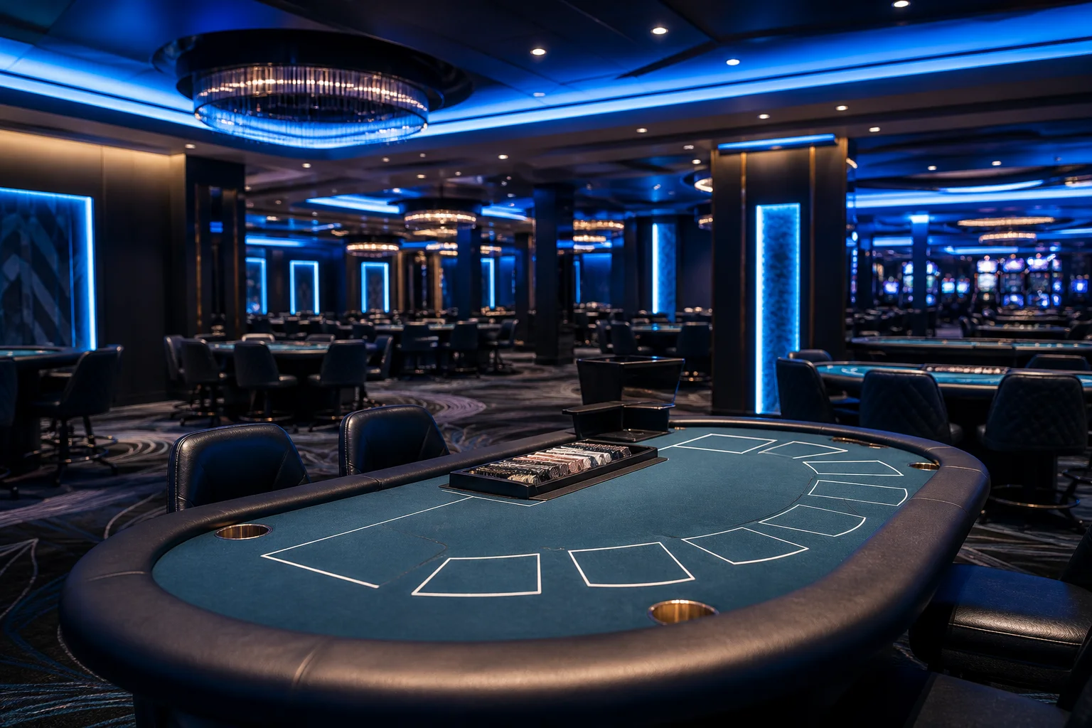 Table and live game categories in an Casino World-style lobby