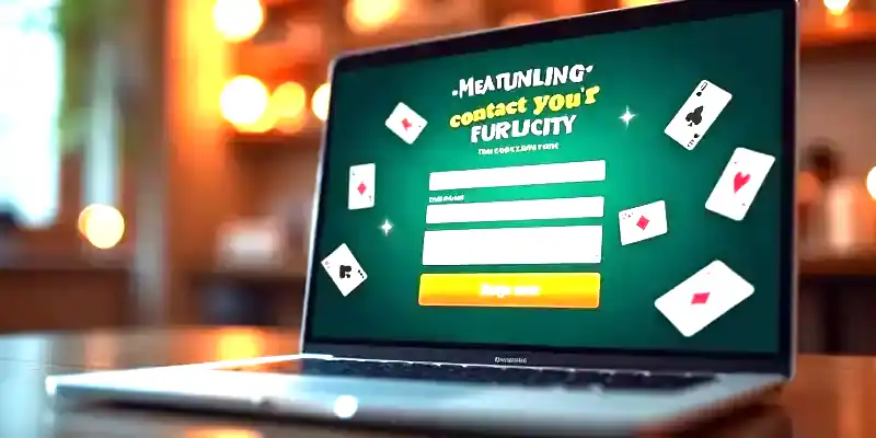 Casino World contact page illustration