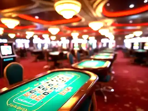 Live casino tables streamed to laptop